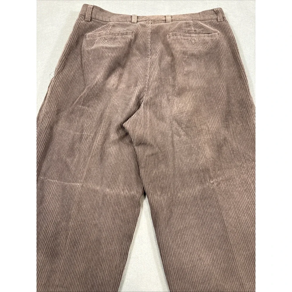 PANTS CORDUROY JOE'S GRAY 36 CUFFED Cotton JOS A BANKS